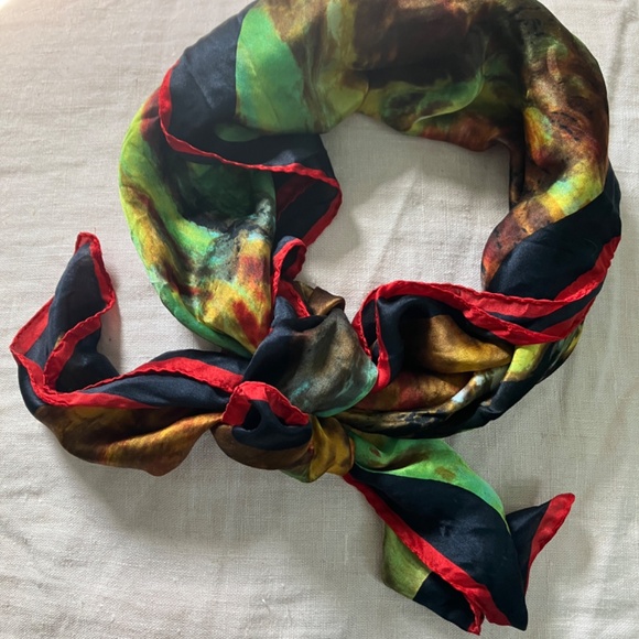 Vincent Van Gogh 100% Silk Scarf - Picture 5 of 10